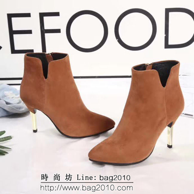 DIOR迪奧 專櫃同步新款 超仙氣質 焦碳色 高跟女靴 QZS2069